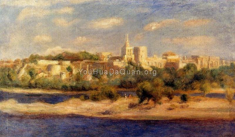 Bathers on the Banks of the Thone in Avignon - 皮埃尔·奥古斯特·雷诺阿